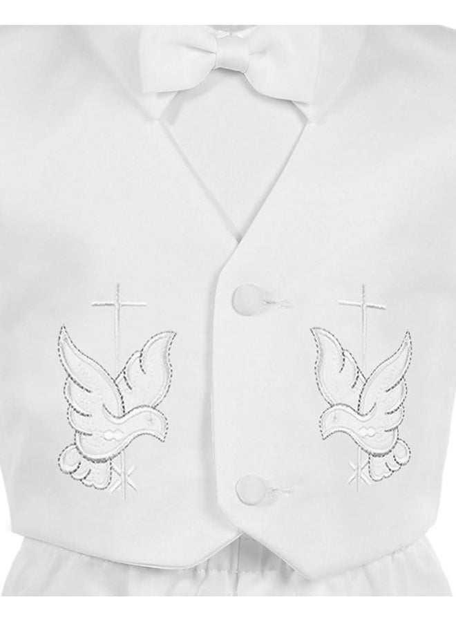 iGirlDress iGirldress Baby Toddler Boys Christening Short Sleeve Set  - Image 2