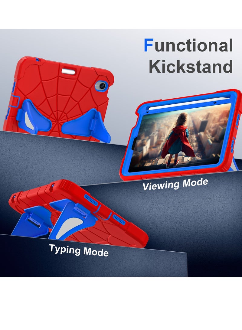 Ipad mini 6/mini 7 Case for Kids Shockproof Protective Cover with Pencil Holder Shoulder Strap Kickstand for Kids Children - Image 4