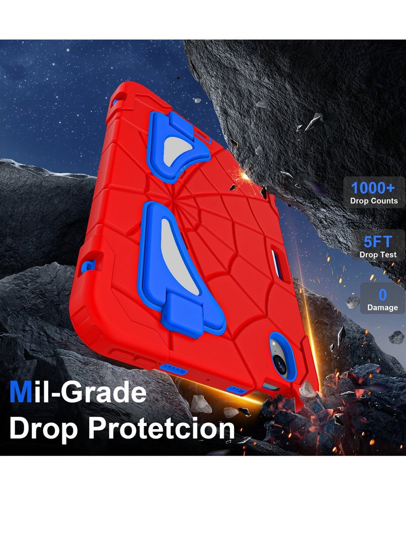 Ipad mini 6/mini 7 Case for Kids Shockproof Protective Cover with Pencil Holder Shoulder Strap Kickstand for Kids Children - Image 3