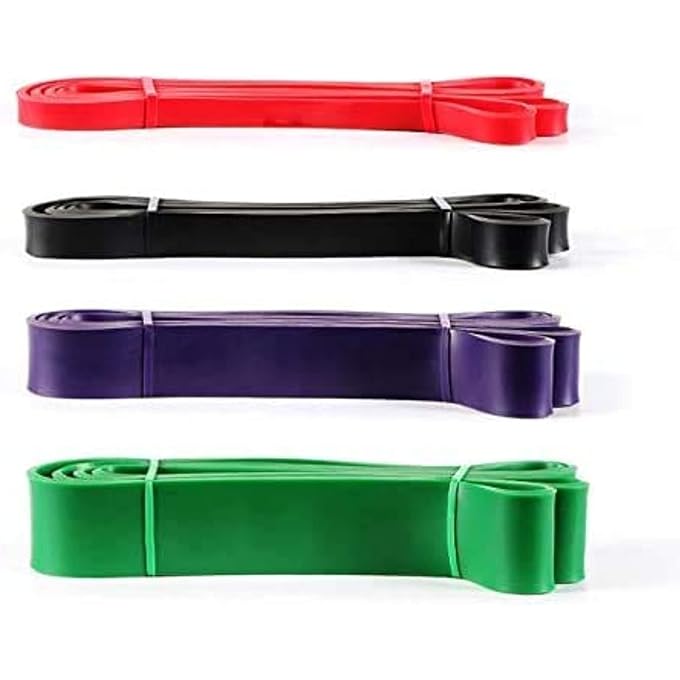 Genetic Pull Up Assistance Resistance Bands Stretch Resistance Band Mobility Band Powerlifting Bands 208Cm Bands Set Of 4 - Image 5