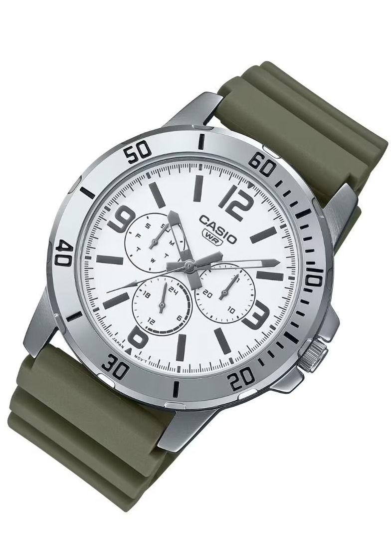 CASIO Men's Watch analog MTP-VD300-3BUDF - Image 2