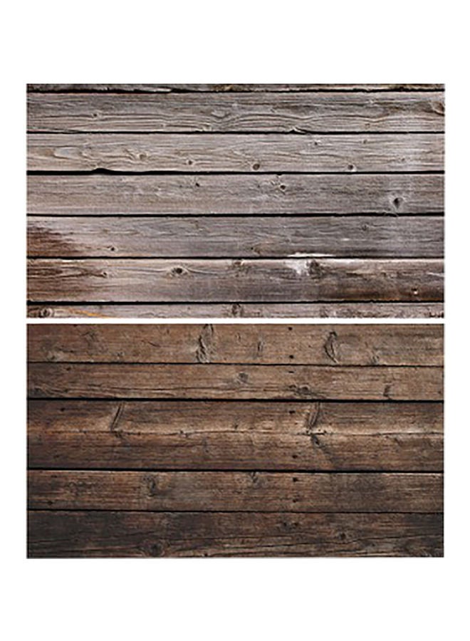 NIBEMINENT 2-In-1 Retro Wooden Seamless Background Paper For Photographers Multicolour 22x35inch