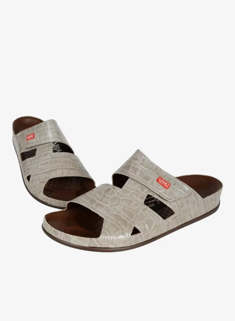 Vital Beige 148-1109 Vital Mens Vital - Cairo Sandals 0922B Beige for Men | Best Price UAE