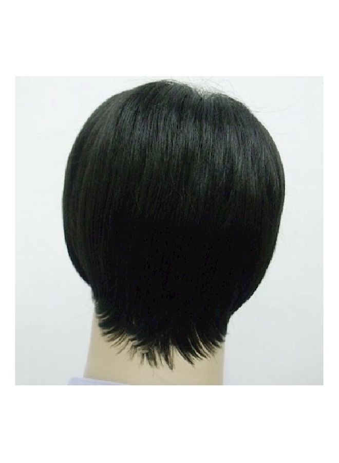 NIBEMINENT Short Hair Wig Black