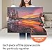 Yunlus Jigsaw Puzzles for Adults 1000 Pieces Impossible Hard Difficult Challenging Puzzles for Adults Teens Snow Scene On The Lake Landscape Sunset Jigsaw Puzzle 1000 Pieces 28 x 20 inch - Image 4
