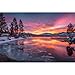 Yunlus Jigsaw Puzzles for Adults 1000 Pieces Impossible Hard Difficult Challenging Puzzles for Adults Teens Snow Scene On The Lake Landscape Sunset Jigsaw Puzzle 1000 Pieces 28 x 20 inch - Image 2