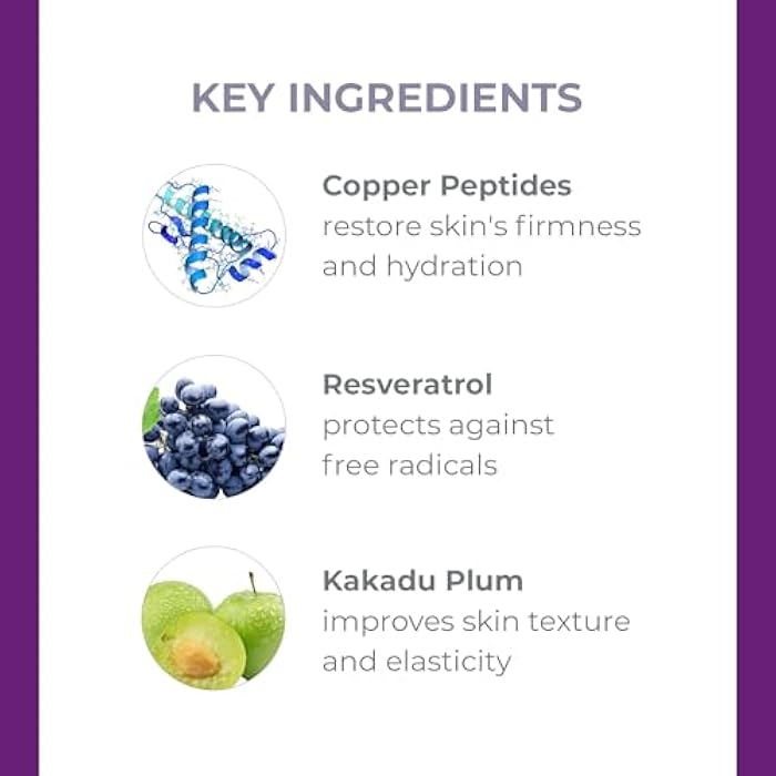 derma-e DERMA E Ultra Lift DMAE Concentrated Serum – All Natural Skin Firming & Hydrating Serum with Copper Peptides and Resveratrol – Concentrated Facial Skin Care, 1oz - Image 5