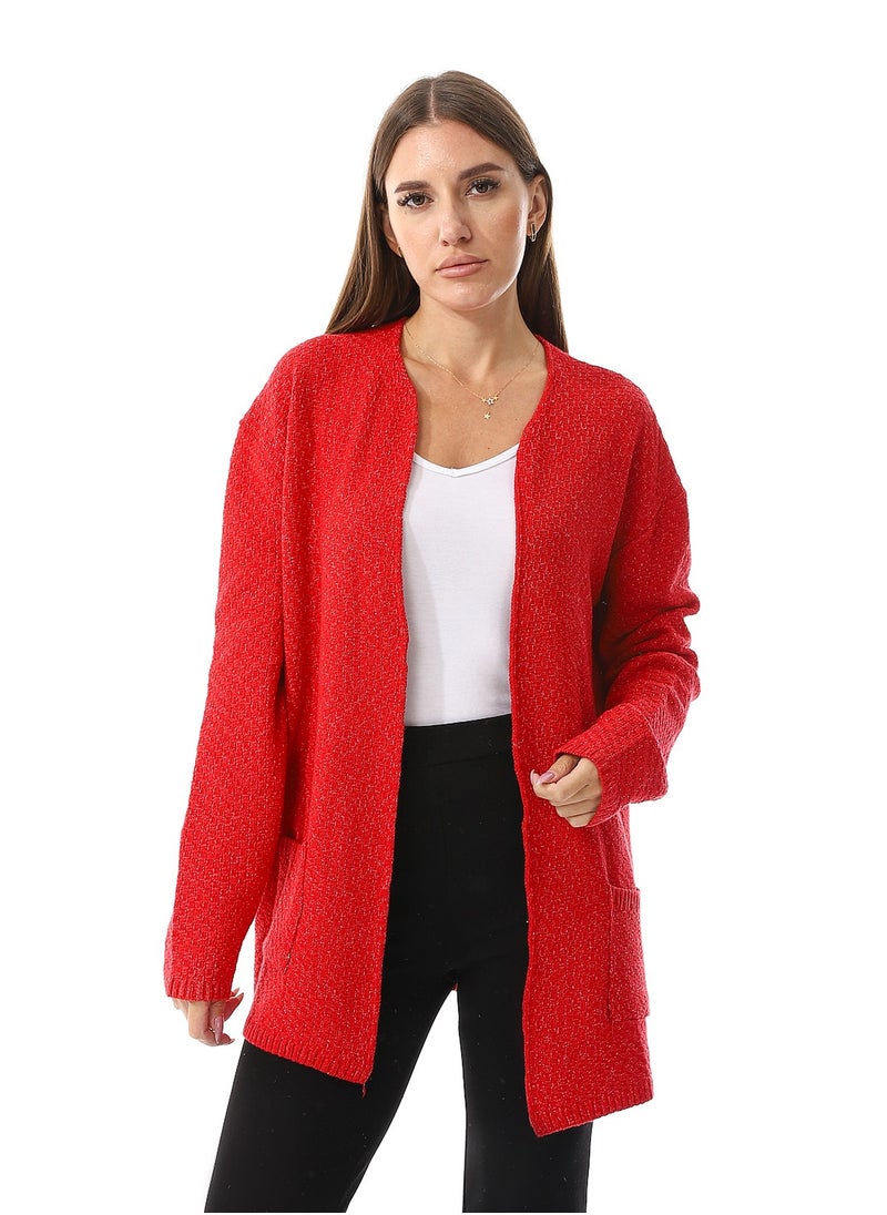 Caesar Womens Wool Open Cardigan  - Image 1