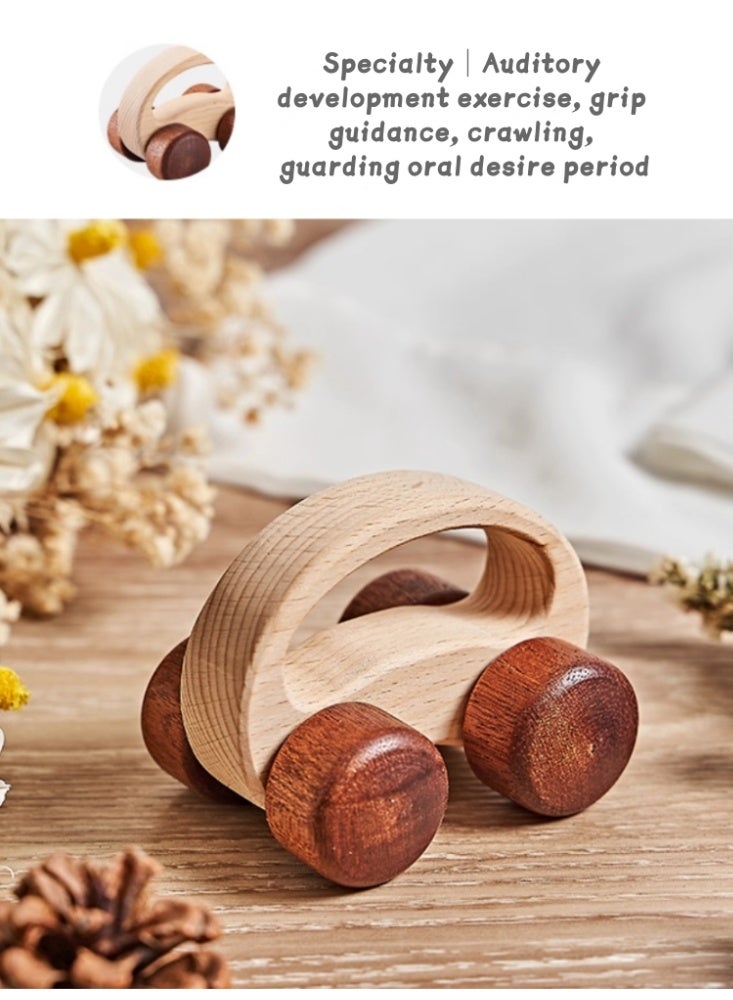Wooden Ringbell Newborn Meeting Gift Box Baby Full Moon Gift Box Newborn Baby Toy Gift Box【 Simple Square Box+Gift Bag 】 Basic Edition - Image 3