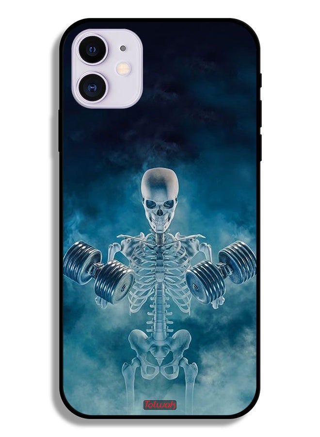 Tolwak Apple iPhone 11 Protective Case No Pain No Gain Pose - Image 2