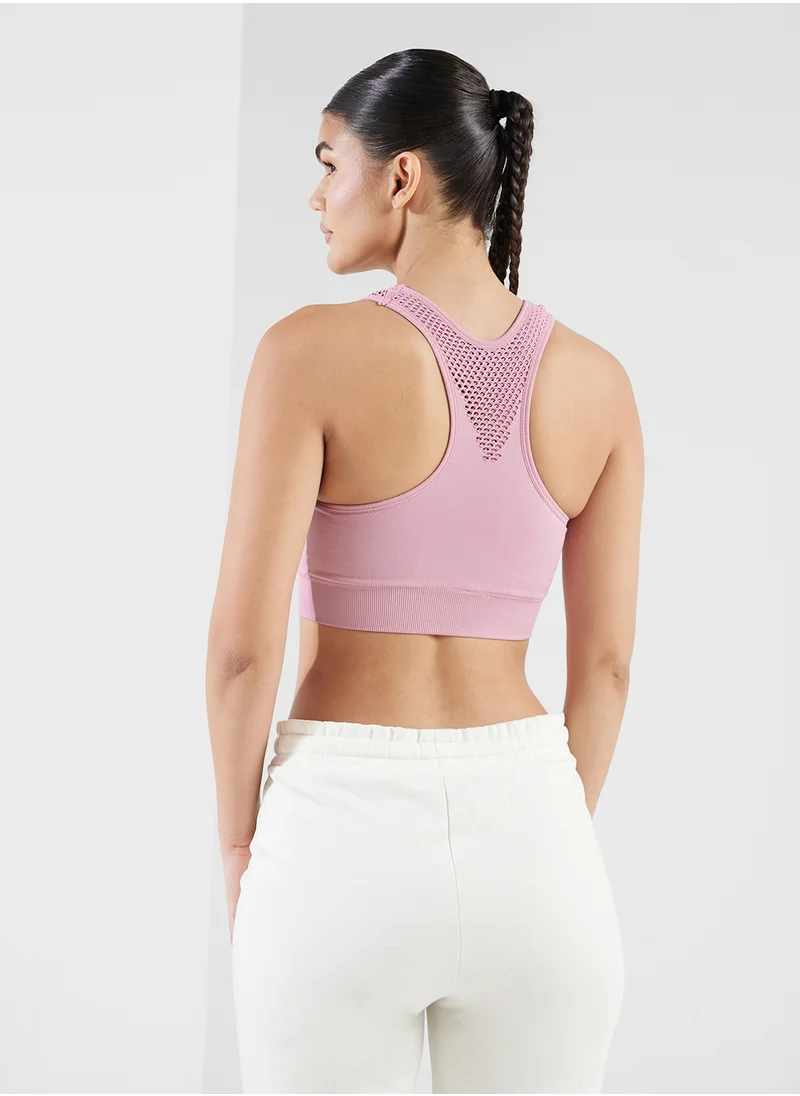 فورورد Racer Back Sports Bra With Mesh Detail