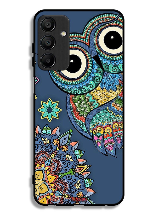 Tolwak Samsung Galaxy A15 5G Protective Case Cover Floral Owl - Image 1