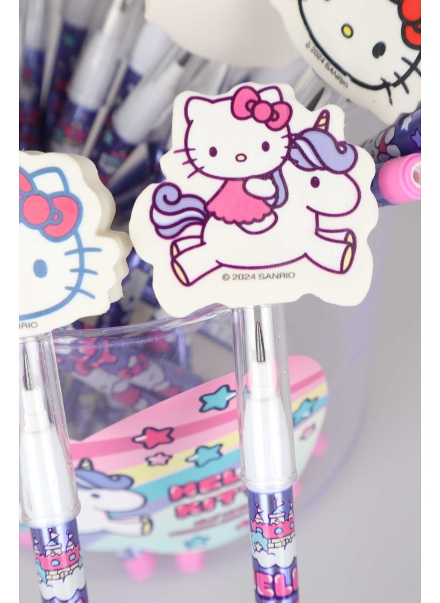 Hello Kitty قلم رصاص بممحاة على شكل بيضة مرخصة  - Image 3