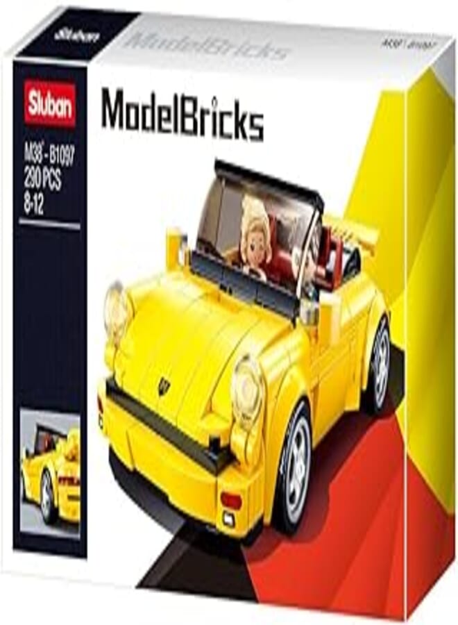 Sluban Vehicle Mount Parts Yellow - 290 Pieces