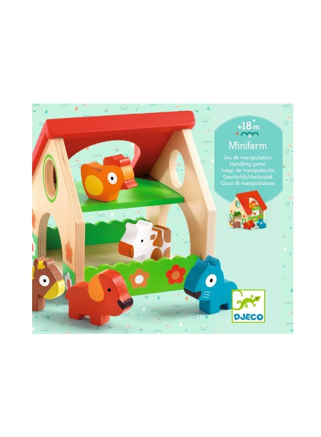 دجيكو لعبة مزرعة خشبية صغيرة - Image 1