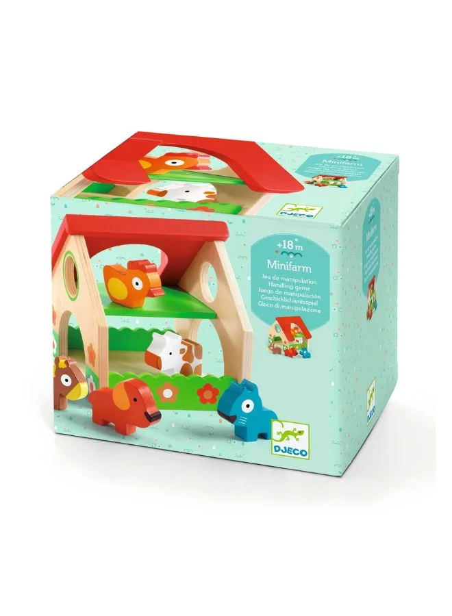 DJECO Wooden Mini Farm Toy