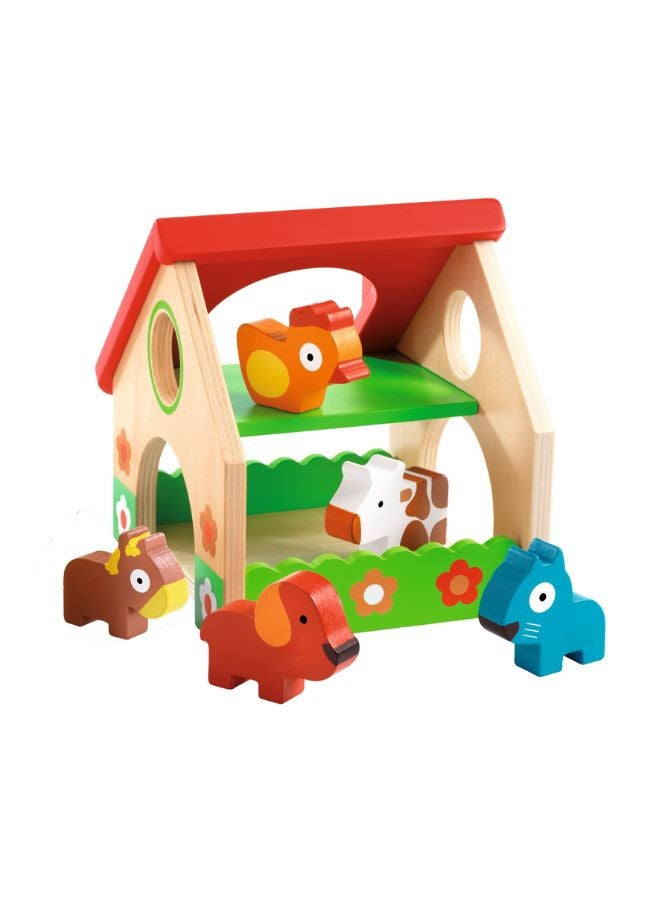 دجيكو لعبة مزرعة خشبية صغيرة - Image 2