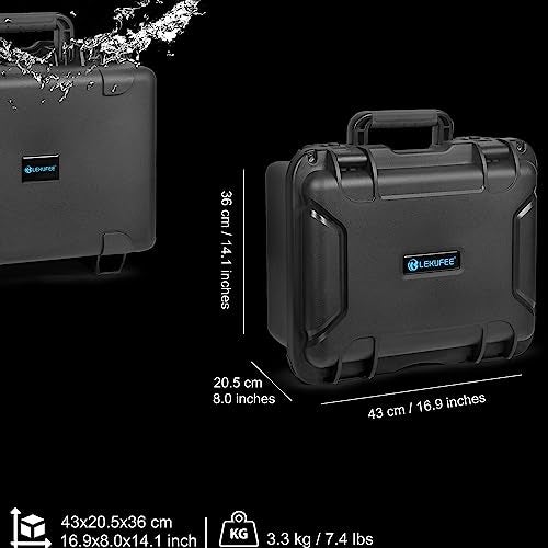 Lekufee Waterproof Carrying Case for Mavic 3 Pro/Classic/Combo - DJI RC Pro/RC 2/N1/N2/Goggles 2/3/Integra/Motion 2/3 & Accessories (Case Only) - Image 4