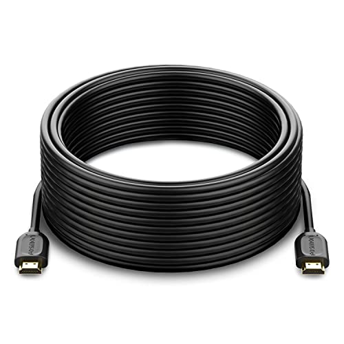 Fosmon 4K HDMI Cable, HDMI 2.0 Cable 4K@60Hz/2160p Support 18Gbps, HDCP, 3D, ARC, Dolby TrueHD, 30AWG Compatible with UHD TV, PC Monitor, Console, PS4, PS5, Xbox 360/One/X/S, Nintendo Switch 50FT/15M - Image 1