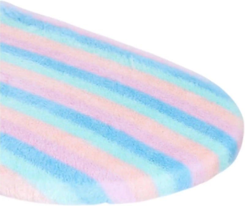 4pcs-2sets Toilet Seat Cover Set Pad Reusable Soft Mat Lid for Restaurant Dorm Hotel(Rainbow) - Image 4