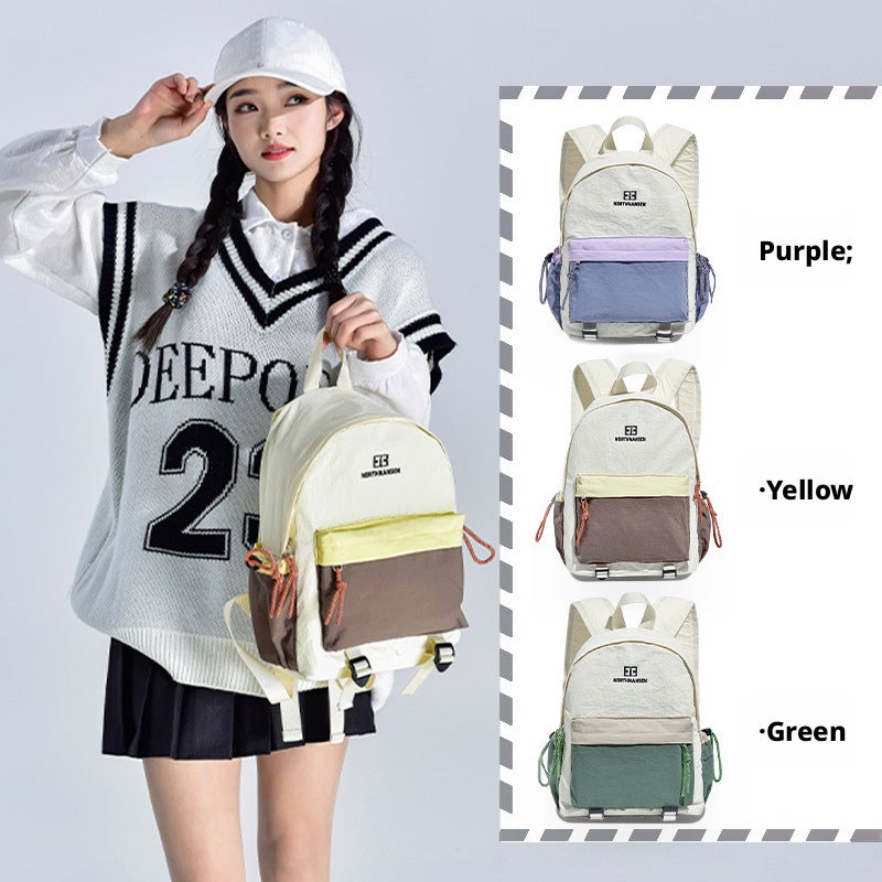 Lightweight Hiking Backpack for Women, Water-Repellent Oxford Cloth, School/Outdoor - Image 1