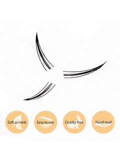 EYEMEI Individual Lashes Cluster Lashes 0.10C 160Pcs 814Mm Mixed Faux Mink Individual Eyelashes Diy Handmade False Eyelash Extensions Kit  - Image 3