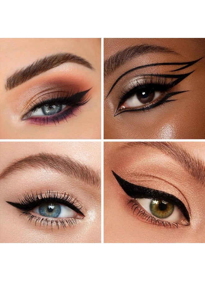 docolor - Waterproof Eyeliner Pen Super Slim Precise All Day Black Eyeliner Liquid Professional Makeup Liquid Eye Liner Pencil for Women - Image 1