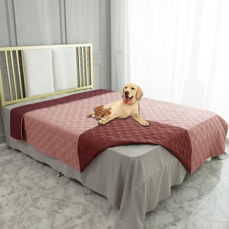 Waterproof Dog Bed Cover Pet Blanket for Furniture Bed Couch Sofa Reversible - Image 1
