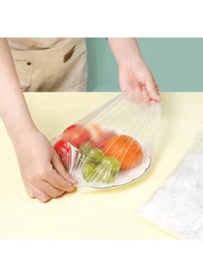 300pcs Fresh Keeping Food Bags, Reusable Flexible Plastic Lids for Food Storage - Image 2