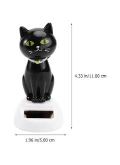 Black Solar Cat Toy Doll Dancing Cat Figure Car Ornament, Ornaments Solar Powered Car Dashboard Interior Decoration Window Desktop Decor, Learning and Education, Cat Dancer, Cat Figure - pzsku/ZC08EAD23E645EF8A8D1DZ/45/_/1741064486/24442770-5f10-4725-beb0-a9064c18fc08