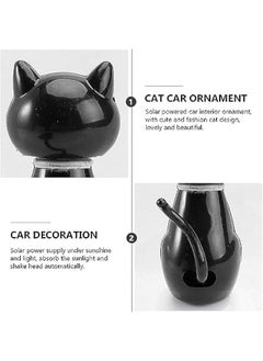 Black Solar Cat Toy Doll Dancing Cat Figure Car Ornament, Ornaments Solar Powered Car Dashboard Interior Decoration Window Desktop Decor, Learning and Education, Cat Dancer, Cat Figure - pzsku/ZC08EAD23E645EF8A8D1DZ/45/_/1741064561/8db23b69-0a4f-4fbe-8314-c449faa3284d