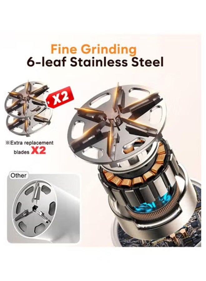 general Rechargeable Fabric Shaver,Lint Remover for Clothes with 3 Stainless Steel 6-Leaf Blades, Electric Lint Shaver with Digital Display, 3 Speeds Defuzzer for Removing Fuzz and Pill from Sweater - Image 3