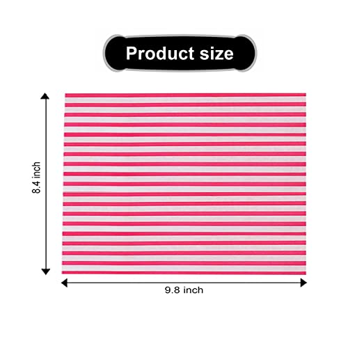 Suiwen 150pcs Spring Floral Wax Paper Sheets Sandwich Wrapping Paper, Greaseproof Wrap Paper Parchment Air Fryer Disposable Liner Food Basket Liners for Outdoor Picnic (Rose) - Image 2