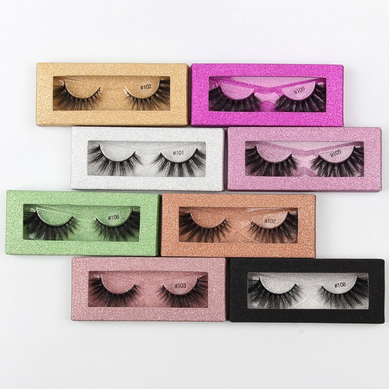 SHIDISHANGPIN 3D Handmade False Eyelashes, Soft Natural Thick Lashes for European Style - Image 4