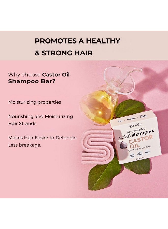 كيتش صابونة شامبو زيت الخروع من كيتش لترطيب الشعر | شامبو نباتي وطبيعي بالكامل | صُنع في الولايات المتحدة الأمريكية | للشعر الباهت والجاف | يقوي الشعر | خالٍ من البارابين، 3.2 أونصة - Image 3