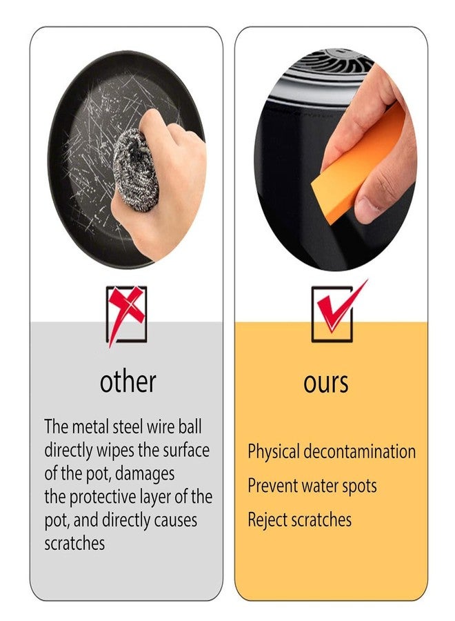 Lumevo Rust Remover Eraser - Easy Limescale And Stain Cleaner for Stainless Steel - Decontamination Cleaning Artifact for Kitchen, Sink, Cookware And Home Use - Image 5