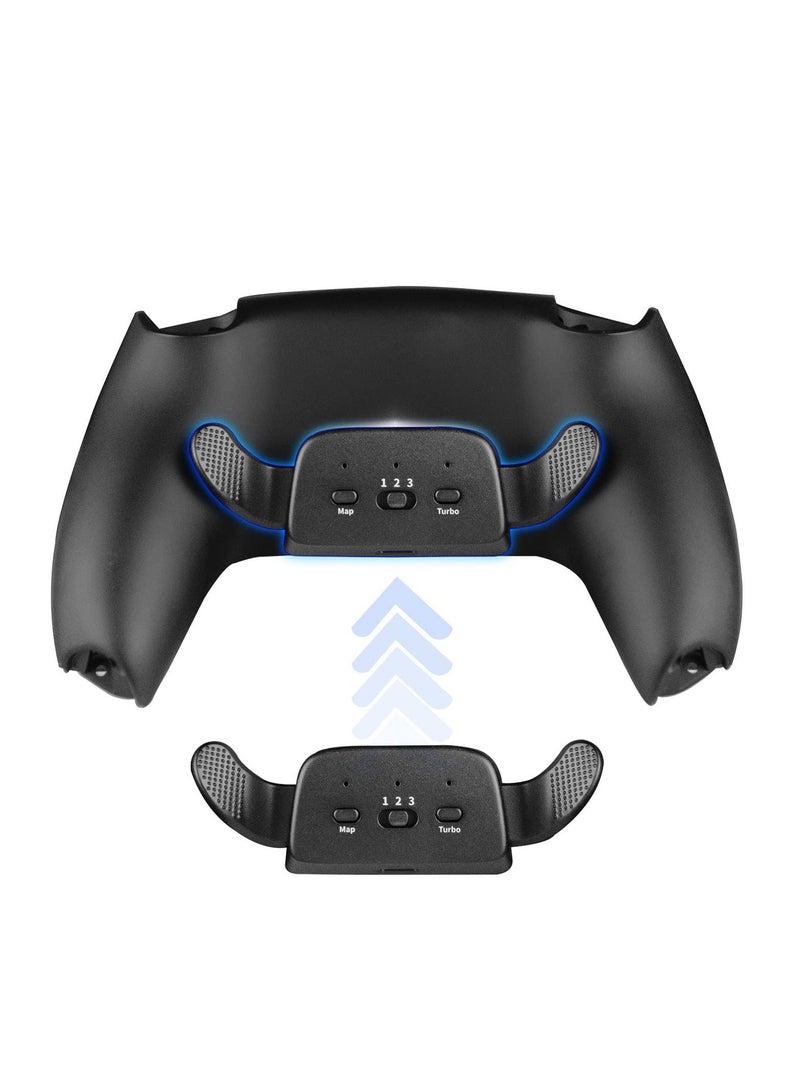 PS5 Controller Back Button Attachment, with Turbo Function, Back Paddles Kit with Mapping Function for PS5 Controller Model BDM-010 & BDM-020 (Controller NOT Included)