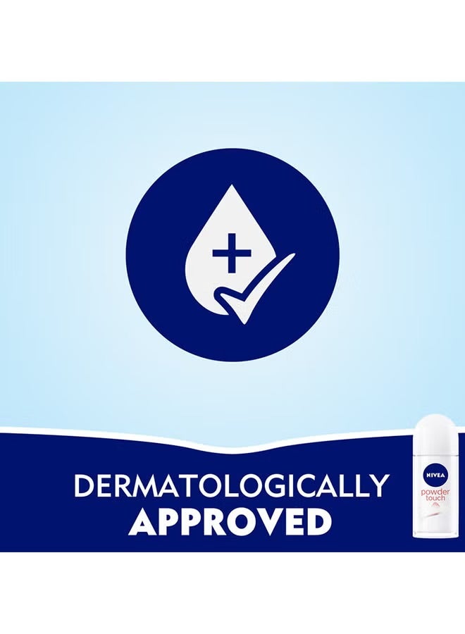 Nivea Powder Touch Antiperspirant Roll-On 50ml - Image 3