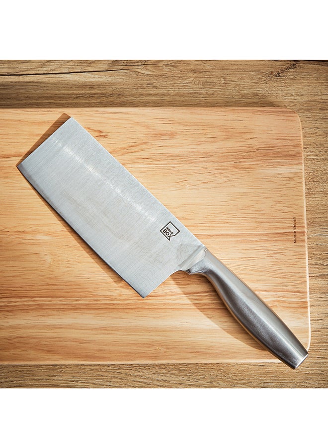 Home Box Glisten 7-inch Chopper Knife with Steel Handle 36.8 x 2.5 x 12 cm - Image 1