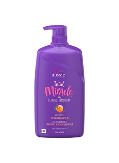 Aussie Ussie Total Miracle With Apricot & Macadamia Oil Paraben Free Shampoo 26.2 Fl Oz  - Image 1