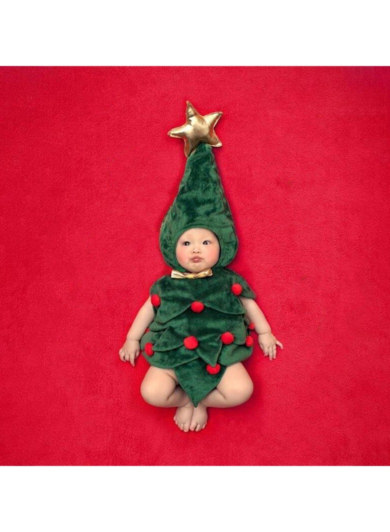 One hundred day old children Halloween costume, Christmas tree design, photography studio, baby photography, baby photography theme clothing - Image 5