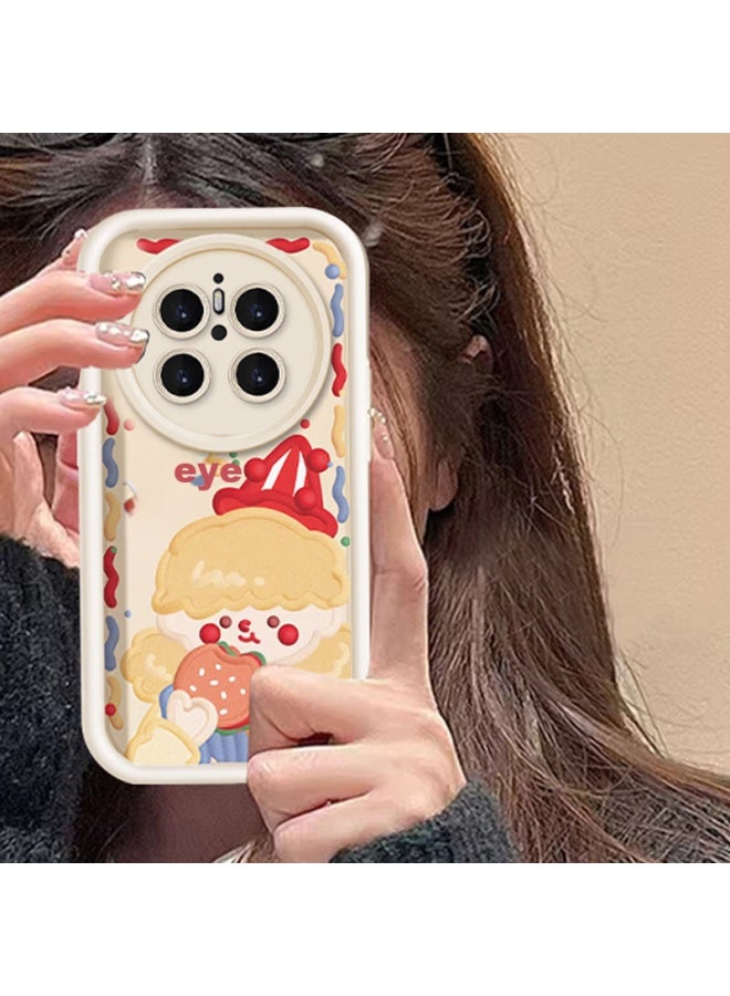 Jiang Ming Jiangming Suitable For Huawei Mate70 Phone Case, Huawei Mate70 Protective Cover, Full Lens Protection, Shockproof, Creative Painted Cartoon Cute Skin-friendly Soft Case, Full Lens Protection With Lanyard - Image 2