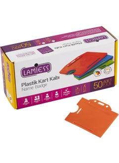 Lamiess Lms 214 Horizontal Plastic Card Holder Orange 