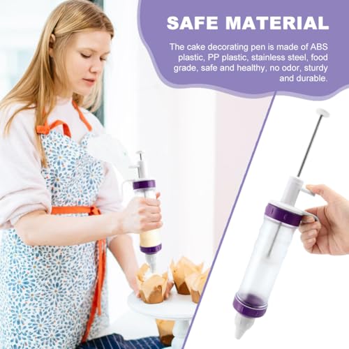 ELEGICKLIP Donut Filler Injector, Cupcake Filler Tool Piping Kit, with 7 Icing Nozzles, 3 Cream Scrapers Frosting Piping Nozzles Kits, for Cake Cookie Baking - Image 3