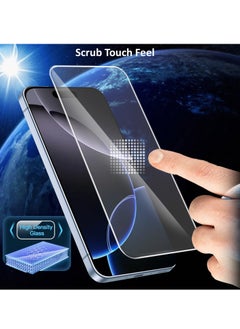 Techie HD Tempered Glass Screen Protector for Apple iPhone 16 Pro max - Anti Reflection Anti Bubbles 9H Hardness 0.33 mm Rounded Edges Easy Installation  - Image 4