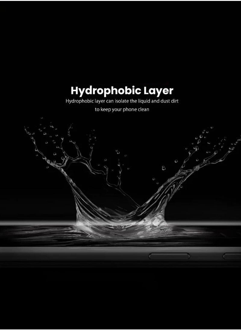Techie - HD Tempered Glass Screen Protector for Apple iPhone 16 Pro max - Anti Reflection Anti Bubbles 9H Hardness 0.33 mm Rounded Edges Easy Installation - Image 1