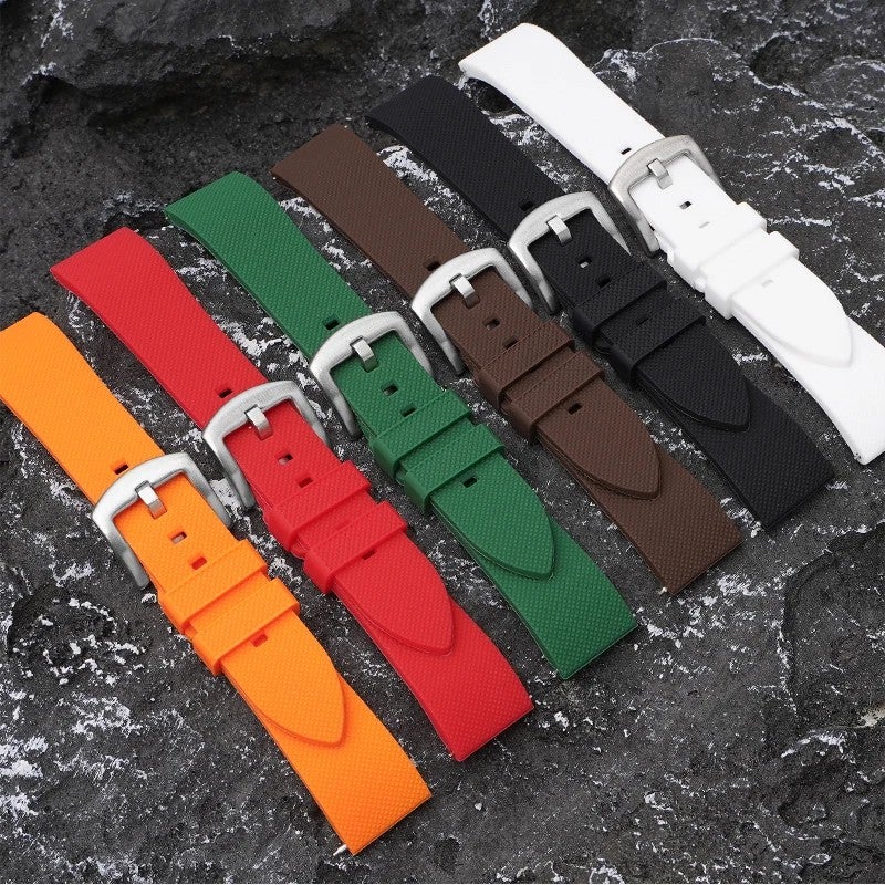 Bluejw Hot Sale Silicone Rubber Watch Strap 20mm 22mm – Quick Release Sport Replacement Band for Wrist Watch, Easy to Replace the Watch Strap - Image 2