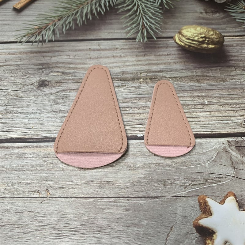 Fashion Beauty Cutters Large Small Size Protective Case Thickened Storage Case 12 Color Printable Logo Eyebrow Cutters Makeup Cutters Leather Case - Image 1