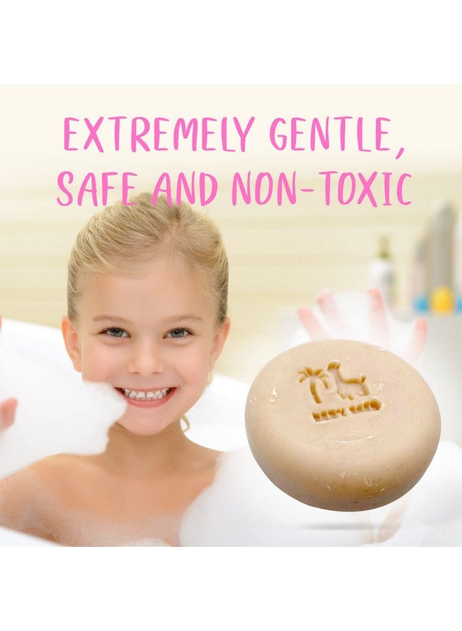 Relaxcation صابون الأطفال للاسترخاء مع الزبادي اليوناني وحليب جوز الهند - معالجة باردة طبيعية من مكونات عضوية - هدية للمولود الجديد - مصنوع يدويًا في الولايات المتحدة (3-pack) - Image 3