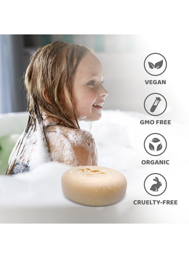 Relaxcation صابون الأطفال للاسترخاء مع الزبادي اليوناني وحليب جوز الهند - معالجة باردة طبيعية من مكونات عضوية - هدية للمولود الجديد - مصنوع يدويًا في الولايات المتحدة (3-pack) - Image 4